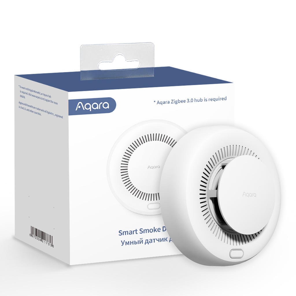 aqara-smart-smoke-detector-อุปกรณ์ตรวจจับควันไฟ-เซ็นเซอร์-สัญญาณเตือนไฟ-เครื่องตรวจจับควันไฟ-อัจฉริยะ-smarthome