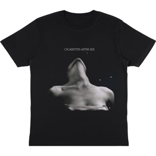 เสื้อยืดผ้าฝ้าย แขนสั้นโอเวอร์ไซส์เสื้อยืด ลาย After SEX CIGARETTES BAND | เสื้อยืด ลายอินดี้ | เสื้อยืด พิมพ์ลายวง BAND