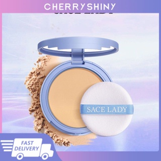 Sace LADY Oil-control Compact Powder แป้งฝุ่นเนื้อแมตต์กันน้ำ Bedak Original