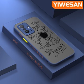 เคสซิลิโคนนิ่ม ขอบสี่เหลี่ยม กันกระแทก ลายการ์ตูนอวกาศ สําหรับ Xiaomi 12T Pro 11T Pro