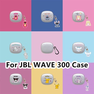 【คุณภาพสูง】เคสหูฟัง แบบนิ่ม แบบใส ลายการ์ตูนนวัตกรรม สําหรับ JBL WAVE 300 JBL WAVE 300