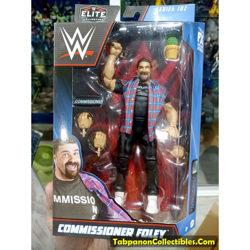 [2023.05] WWE Elite 102 Commissioner Foley Action Figure | Shopee Thailand