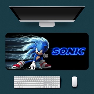 แผ่นรองเมาส์ พิมพ์ลาย Lightning Sonic HD กันลื่น Xxl90X40 ซม. สําหรับคอมพิวเตอร์ตั้งโต๊ะ