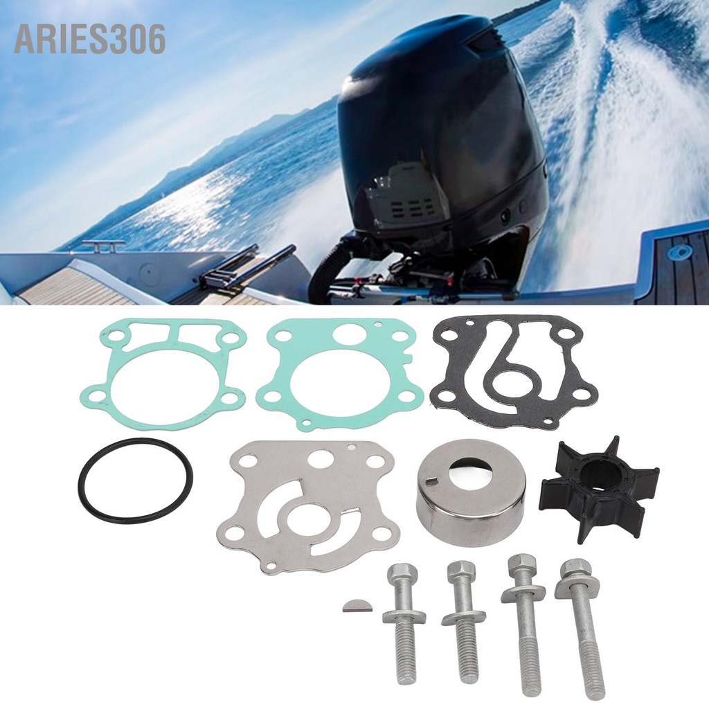 aries306-ชุดซ่อมใบพัดปั๊มน้ำนอกเรือ-18-3465-สำหรับ-yamaha-50hp-4-จังหวะรุ่น-t50-1997-2010