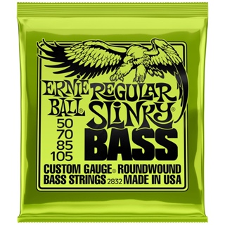 ERNIE BALL ลูกบอลเออร์นี่®Slinky ของแท้ 100% (.050 - .105) ** ผลิตในอเมริกา **