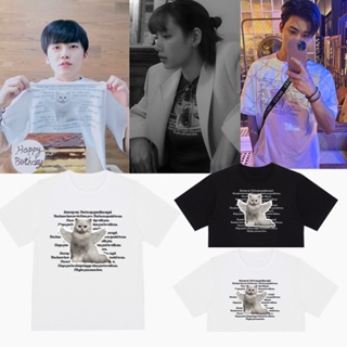 มีความสุข NCT  blackpink itzavibe เสื้อแมว cat angal   [S-3XL]