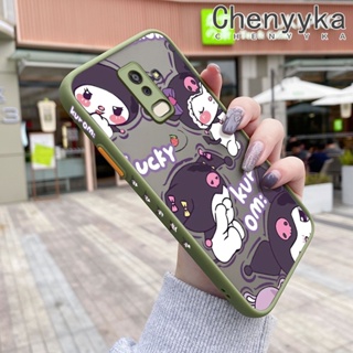 เคสซิลิโคนใส ขอบสี่เหลี่ยม กันกระแทก สําหรับ Samsung galaxy J8 2018