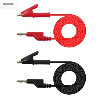 【DREAMLIFE】Banana Plug Cable Insulated Measuring Tips Multimeter Test Cable Test Lead