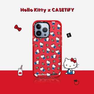 SANRIO เคสโทรศัพท์มือถือแบบนิ่ม กันกระแทก ลาย Hello Kitty น่ารัก สําหรับ iPhone 14 13 12 11 Pro Max