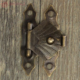 [COD] Hasp กล่องไม้โบราณ 12 ชิ้น กล่องเครื่องประดับ หัวเข็มขัดตกแต่งบ้าน