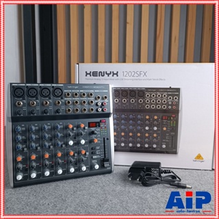 BEHRINGER XENYX-1202SFX mixer มิกเซอร์ 12-Input 2-Bus Mixer with XENYX Mic Preamps, British EQs and 24-Bit Multi-FX P...