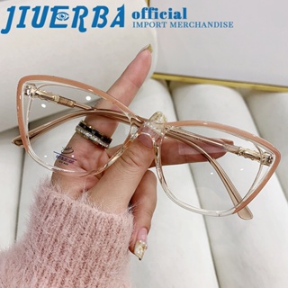 JIUERBA TR90 แว่นตาสายตาสั้น ป้องกันรังสียูวี ป้องกันแสงสีฟ้า สไตล์คลาสสิก เรโทร สําหรับผู้ชาย และผู้หญิง