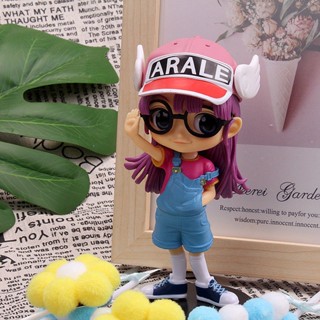 ตุ๊กตาฟิกเกอร์ Arale Arale Pink Hair IQ Dr. โมเดลรถยนต์ เหมาะกับของขวัญ ของเล่นสําหรับเด็ก