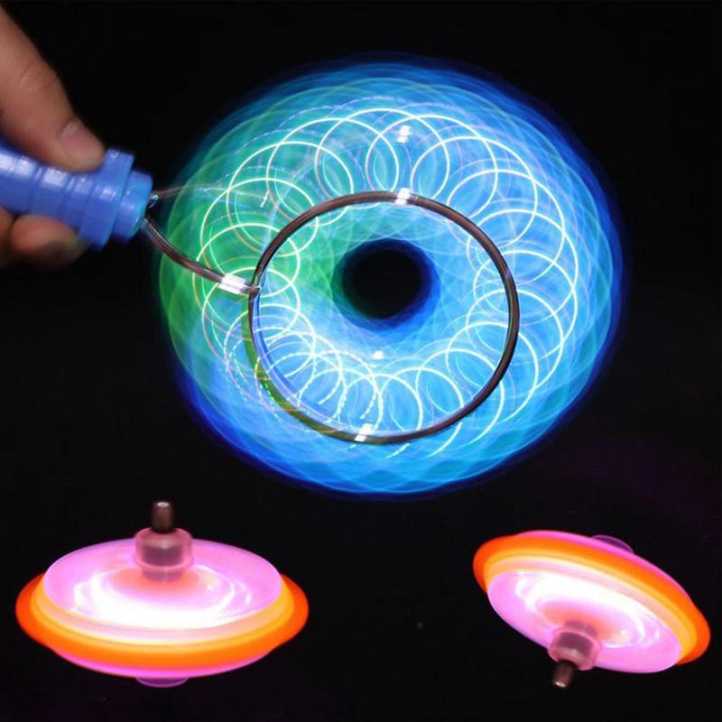 ของเล่นสปินเนอร์-ไจโรสโคป-เรืองแสง-มีไฟ-led-หลากสีสัน