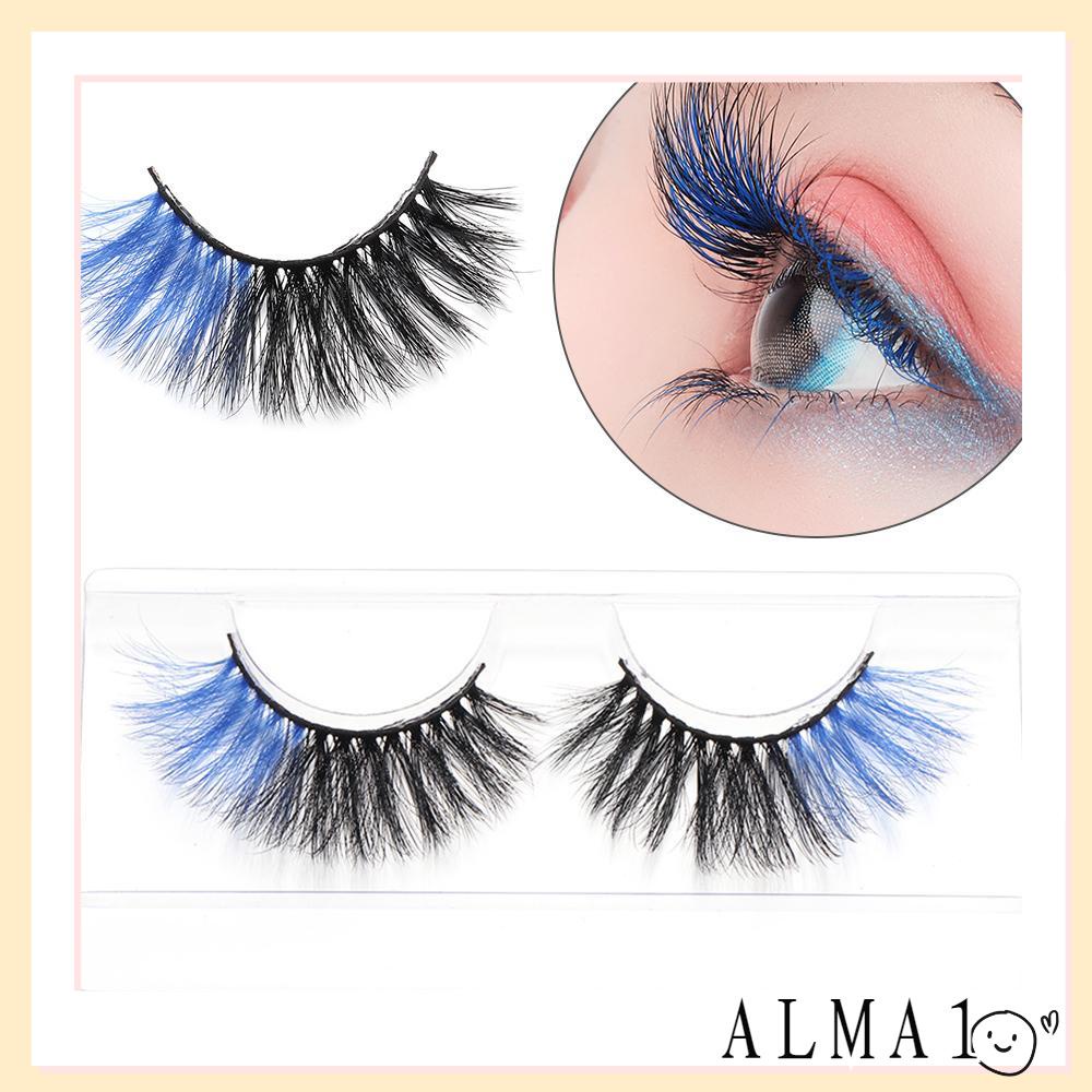alma-skonhed-ขนตาปลอมแฟชั่น-ขนมิงค์เทียม-3d-สีชมพู-1-คู่