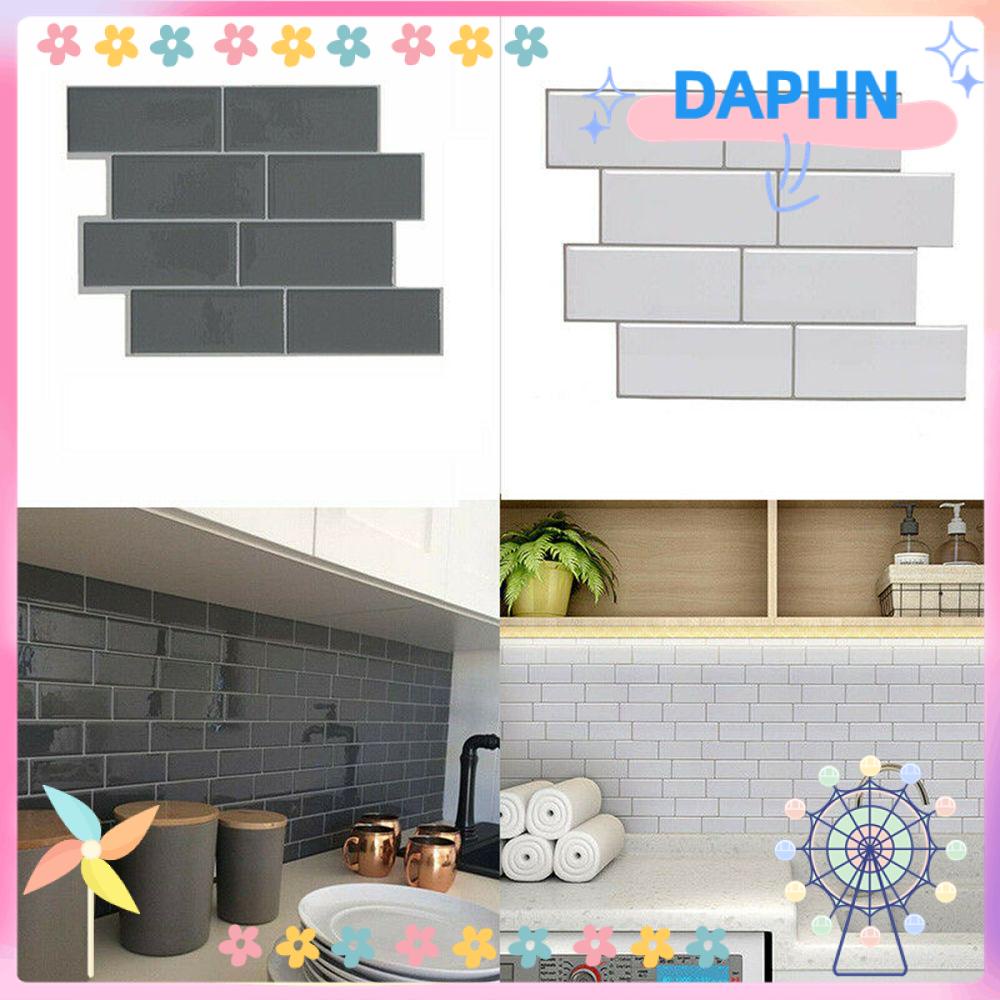 daphs-สติกเกอร์ติดผนัง-กันน้ํา-ถอดออกได้-สีเทาอิฐ-กระเบื้องรถไฟใต้ดิน