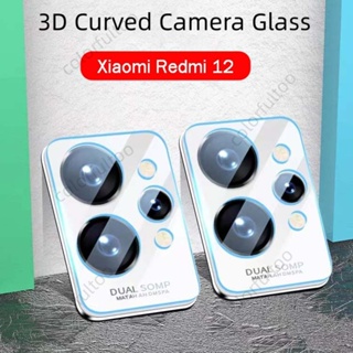 ฟิล์มกระจกนิรภัยกันรอยหน้าจอ เลนส์กล้อง 3D สําหรับ Xiaomi Redmi 12 Redmi 12 12C 12 C Redmi12 4G 2023