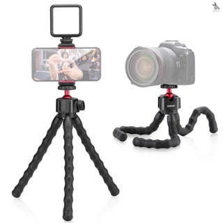 {self} Ulanzi ชุดถ่ายทําภาพยนตร์สมาร์ทโฟน Vlog พร้อมขาตั้งกล้อง 5500K ไฟวิดีโอ LED ขนาดเล็ก ที่วางโทรศัพท์ พร้อมเมาท์ Cold Shoe สําหรับ Vlog Live Str