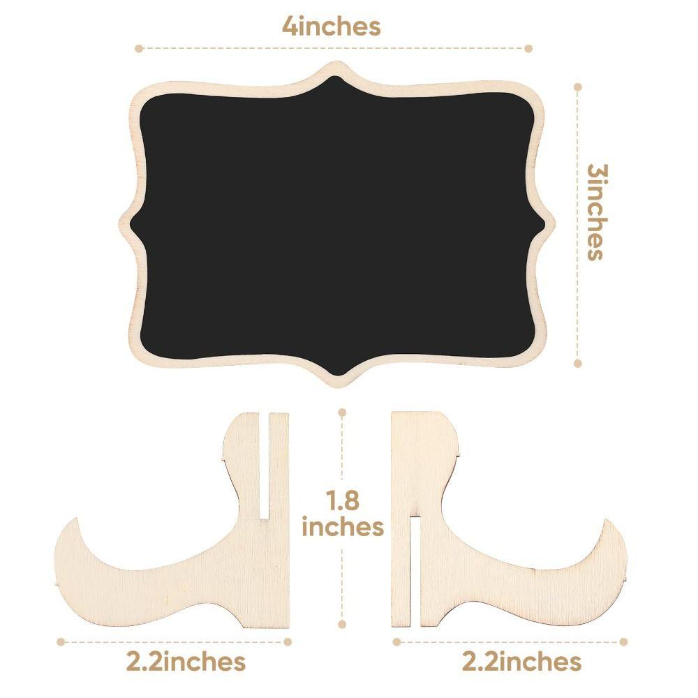 faccfki-ป้ายแท็กกระดานดํา-แบบไม้-ลบได้-ขนาดเล็ก-10-7-5-ซม-สําหรับตกแต่งบ้าน-ปาร์ตี้-20-ชิ้น