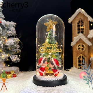 Cherry3 ต้นคริสต์มาส ซานตาคลอสประดิษฐ์ มีไฟ LED