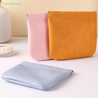 &lt;Cardflower&gt; กระเป๋าหนัง เก็บเหรียญ กุญแจ เครื่องประดับ หูฟัง สายเคเบิ้ล