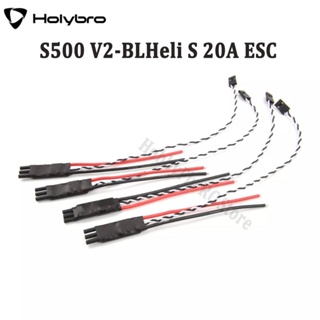 Holybro อะไหล่โดรน BLHeli S 2-4S 20A ESC S500 V2 EFM8BB21F16G MCU รองรับ Dshot150 Dshot300 และ Dshot600 สําหรับโดรนบังคับ FPV