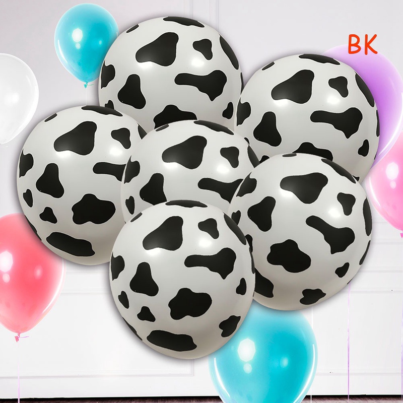 bk-ลูกโป่งยาง-พิมพ์ลายวัว-สีดํา-สีขาว-12-นิ้ว-สําหรับตกแต่งงานแต่งงาน-วันเกิด-10-ชิ้น