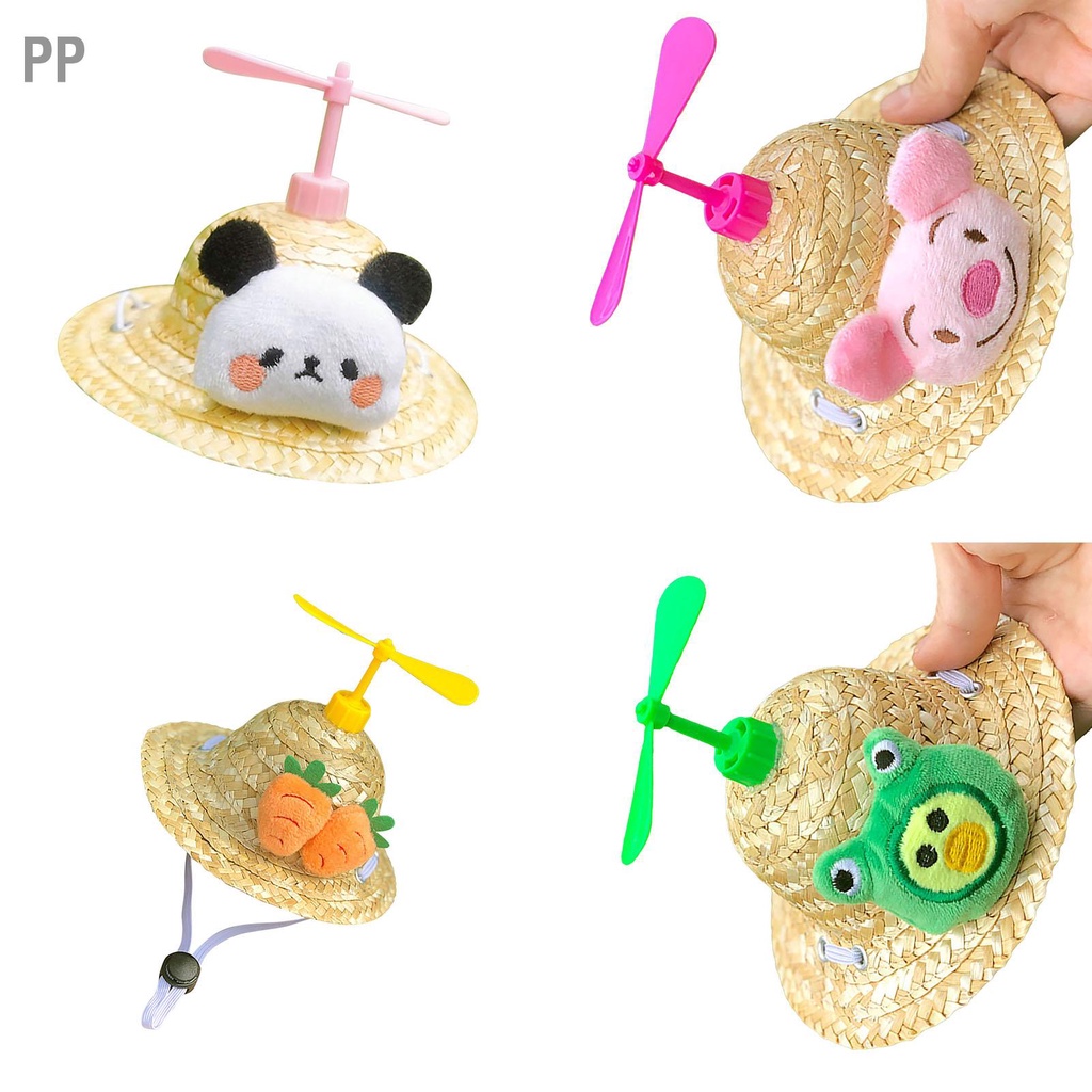 pp-สัตว์เลี้ยงหมวกฟางน่ารักตลก-handcrafted-ไม้ไผ่-dragonfly-cat-หมวกฟางสำหรับสุนัขและแมวขนาดเล็กถ่ายภาพ