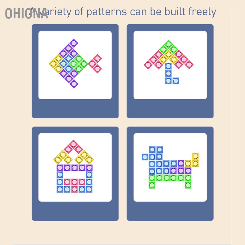 ohiona-บล็อกรัสเซียของเล่นเพื่อการศึกษาบล็อกรัสเซียที่มีสีสันโปร่งใสพร้อมกระดานกรอบพลาสติก