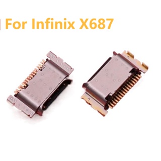 อะไหล่พอร์ตชาร์จ USB แบบเปลี่ยน สําหรับ Infinix X687 5-50 ชิ้น