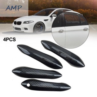 ⚡NEW 8⚡Door Handle Cover 23.2x5.3cm ABS Plastic Carbon Fiber Texture Trim High Quality