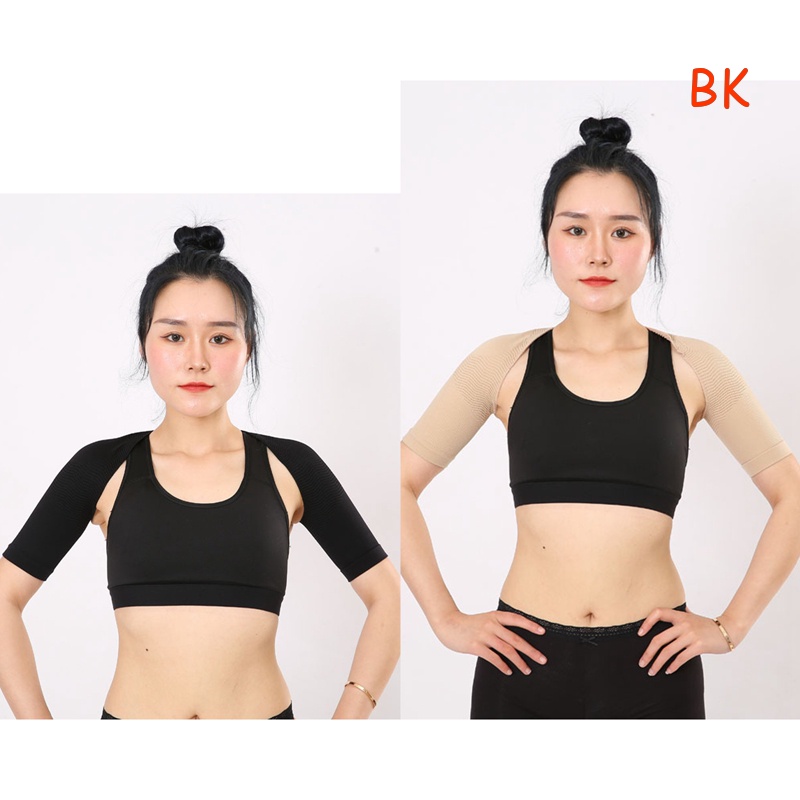 bk-arm-slimmer-ป้องกันการหลังค่อม-shapewear-ผู้หญิงท่าทางหลังที่ถูกต้องป้องกันหลังค่อมหลังแขนยาว-shaper