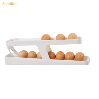 Families&gt; กล่องจัดเก็บไข่ม้วนอัตโนมัติ สําหรับตู้เย็น ห้องครัว