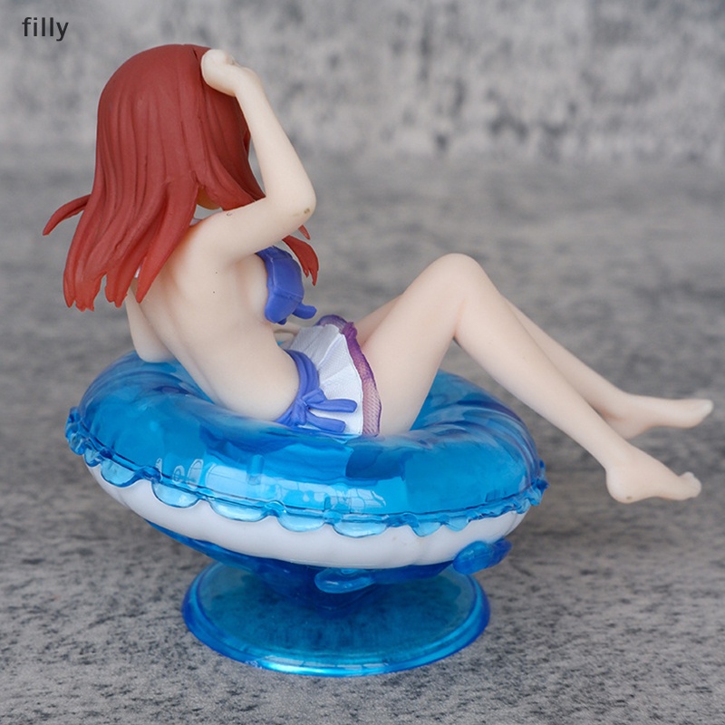 ใหม่-โมเดลฟิกเกอร์-อนิเมะ-hatsune-miku-aqua-float-girls-elaina-action-figure-kawaii-sit-swimming-ring-girl-สําหรับเก็บสะสม