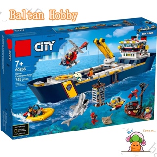 Baltan toy BH1 บล็อคตัวต่อของเล่น วิจัยเรือ เมือง 60266 11617 EC2