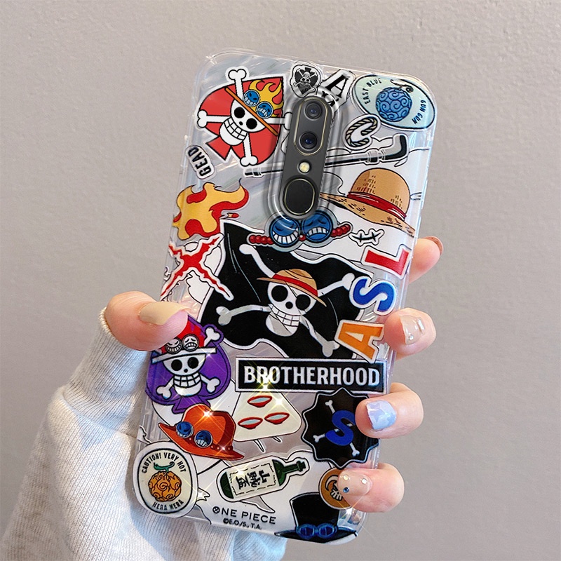 เคส-oppo-f11-nba-onepieceกรณีโทรศัพท์มือถือ-แจกเลนส์ส่องแสงtyjz2