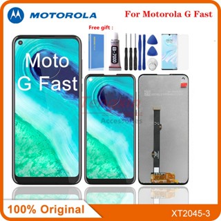 อะไหล่หน้าจอสัมผัส LCD 6.4 นิ้ว แบบเปลี่ยน สําหรับ Motorola Moto G XT2045-3