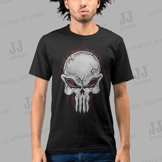 เสื้อแฟชั่นผญ - Joorhee Skull Punisher เสื้อยืดกราฟิก