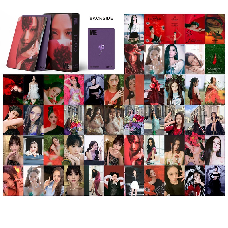 โปสการ์ด-รูปภาพ-blackpink-jisoo-me-lomo-จํานวน-55-ชิ้น-ต่อกล่อง