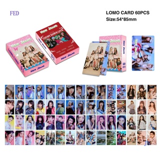 Fed อัลบั้มรูปภาพโลโม่ Kpop New Photo Album Attention Lomo Cards oMG MINJI HANNI DANIELLE HYEIN fanmade HD 55 ชิ้นต่อชุด