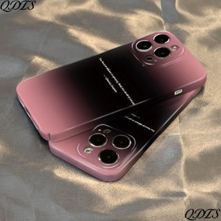 เคสโทรศัพท์มือถือ ฟิล์มกันรอย กันกระแทก ไล่โทนสีชมพู ดํา สําหรับ Apple Iphone 7 14pro 8p 11 13max NOOG