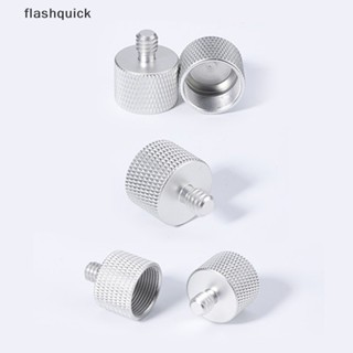 Flashquick อะแดปเตอร์ขาตั้งไมโครโฟน โลหะผสมอลูมิเนียม 5/8 to 1/4