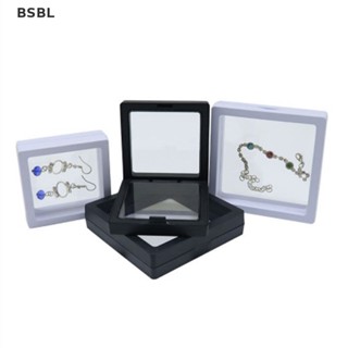 Bsbl กล่องเก็บเครื่องประดับ สร้อยคอ แบบใส สีขาว BL