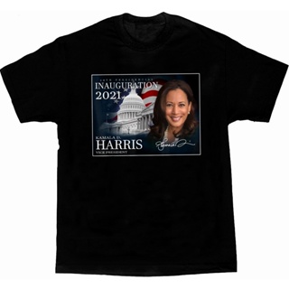 เสื้อยืดผ้าฝ้าย พิมพ์ลาย Kamala Harris Inauguration 2022 Vice President Day 2022 ของขวัญ ใหม่ เสื้อคอกลม แขนสั้น แฟชั่นฤ