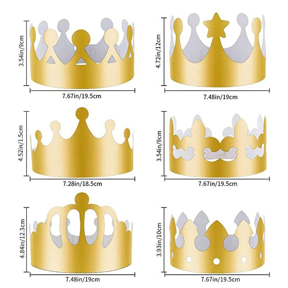 หมวกมงกุฎกระดาษ-แฟชั่นเจ้าหญิง-สําหรับผู้ใหญ่-และเด็ก-จํานวน-10-ชิ้น
