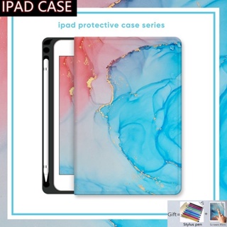 เคส พร้อมช่องใส่ปากกา สําหรับ Ipad Pro 9.7 นิ้ว Ipad 10th 9th Air 5th 4th 3rd 2nd 1st Ipad 10.2 2021 2020 2019 Pro 12.9 11 10.5 นิ้ว Ipad Gen 4 5 6 7 8 9 10 ผ้าคลุม