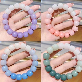 พร้อมส่ง สร้อยข้อมือลูกปัด รูปกรงเล็บแมว ไล่โทนสี สําหรับเด็กผู้หญิง นักเรียน