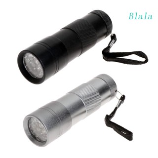 Blala ไฟฉาย UV 12 LED ตรวจจับฟลูออเรสเซอร์ มาร์กเกอร์ ตรวจสอบ จับกันลื่น