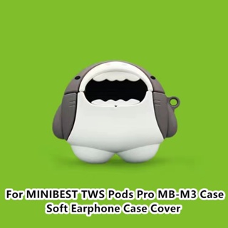 【พร้อมส่ง】เคสหูฟัง แบบนิ่ม กันกระแทก กันการสึกหรอ ลายการ์ตูน สําหรับ MINIBEST TWS Pods Pro MB-M3 MINIBEST TWS Pods Pro MB-M3