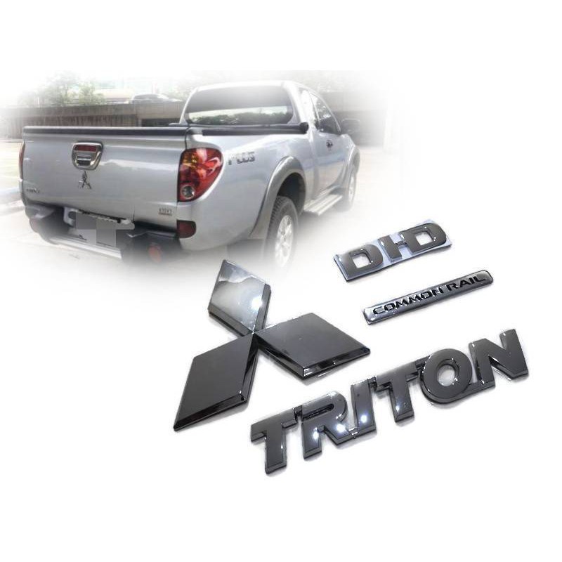 แนะนำ-โลโก้ท้ายกระบะ-mitsubishi-triton-ปี-2005-2014-ยกชุด4ตัว